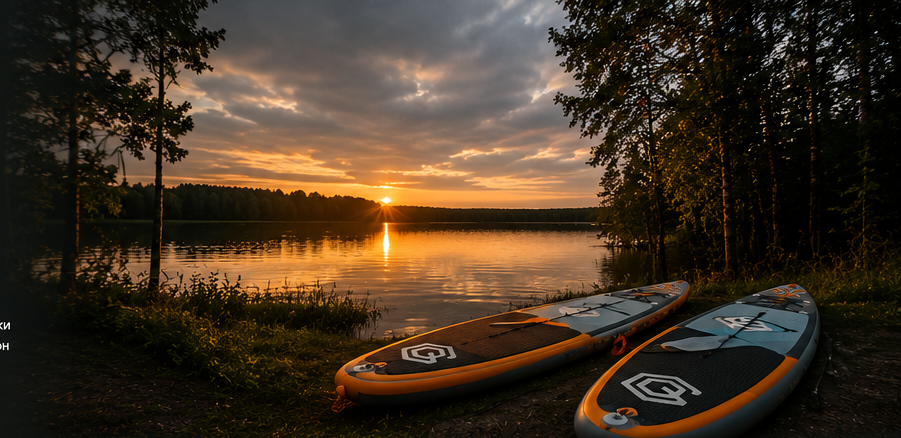 SUP-борды на озере